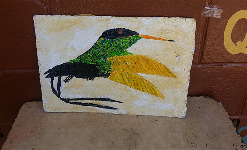 Jamaica National Bird Doctor Bird made from tissue